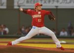 瀧中が東北シリーズ初戦盛岡で6回1失点の力投も敗戦投手に「最少失点で粘ることができた」