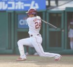 4三振の宗山が二塁打で出塁 好守の辰己が安打で繋ぐ 最後は故障のため開幕から2か月以上遅れて一軍昇格の黒川が今季2打席目で殊勲のサヨナラ適時内野安打を決める！