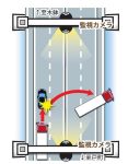 【これは酷い】女神大橋で大型トレーラーが大暴走、電話中の彼女は何してたん?